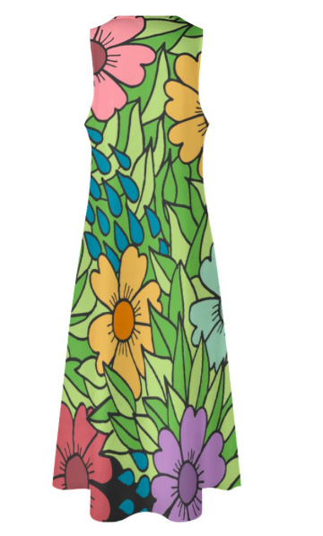 Puccelli Flowers designer dress